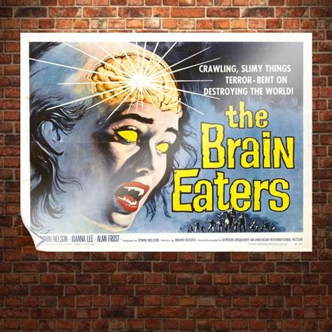 The Brain Eaters Movie Poster Retro Vintege Poster 32x24 inch