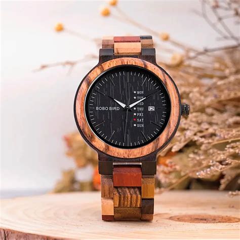 Bobo Bird Reloj Anal Gico De Madera Para Hombre Y Mujer Accesorio De