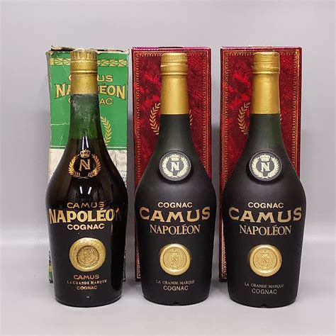 【傷や汚れあり】【0801c】1779 Camus Napoleon 2本セット カミュ ナポレオン コニャック ブランデー 700ml