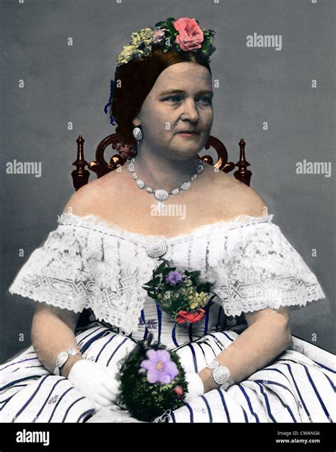 Mary Todd Lincoln 1818 1882 Wife Of President Lincoln At Age 45