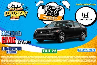 Honda New Car Specials - Lumberton Honda dealer in Lumberton NC - New ...