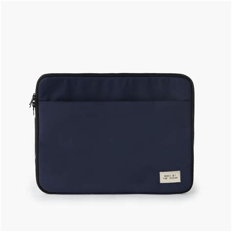 upgrade   buy eco friendly open pocket laptop sleeve navy