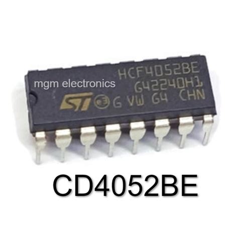 CD4052 CD4052BE DIP16 Multiplexer De Multiplexer Original IC Lazada PH