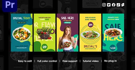 Healthy Food Instagram Reels, Video Templates - Envato Elements