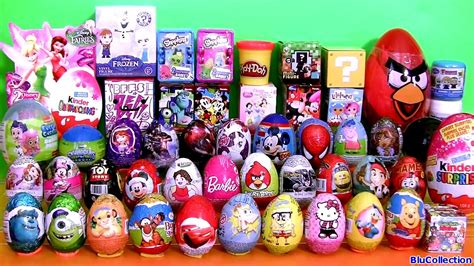 Giant 55 SURPRISE EGGS SURPRISE BOXES PlayDoh Frozen MLP Minecraft