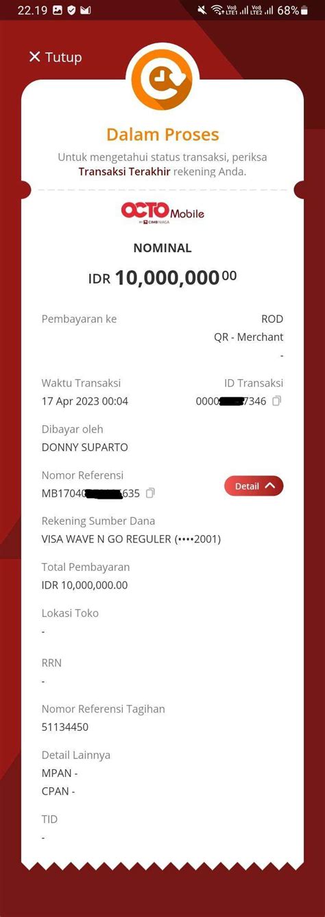 Transaksi QRIS CIMB Niaga Masih Proses Merchant Belum Terima Dana Tapi