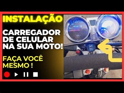 Como Instalar Carregador De Celular No P S Chave Igni O Da Moto Cg