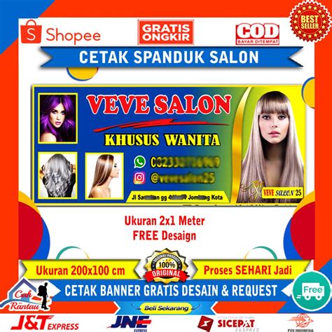 Desain Spanduk Wo Salon Spanduk Salon Potong Rambut Desain Spanduk My