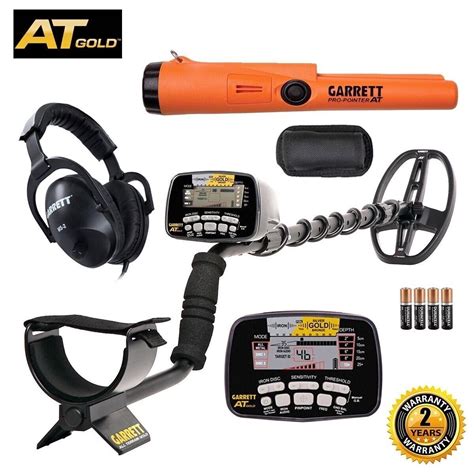 Garrett AT Gold Waterproof Metal Detector With MS 2 Headphones And