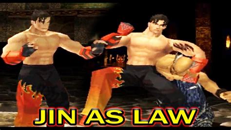 Tas Jin With Law S Moves Gameplay Tekken Arcade Version Remake