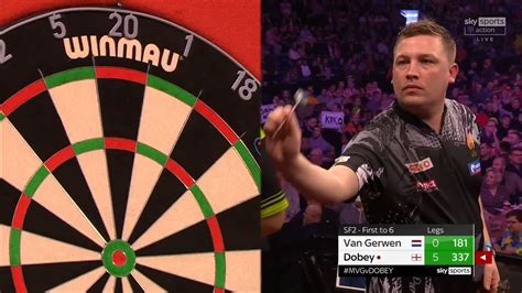 PDC Darts On Twitter DOBEY WHITEWASHES VAN GERWEN A Truly