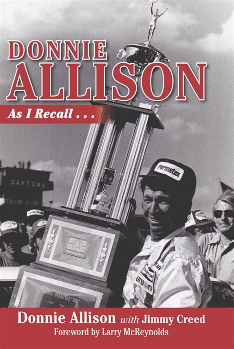 Donnie Allison As I Recall Donnie Allison