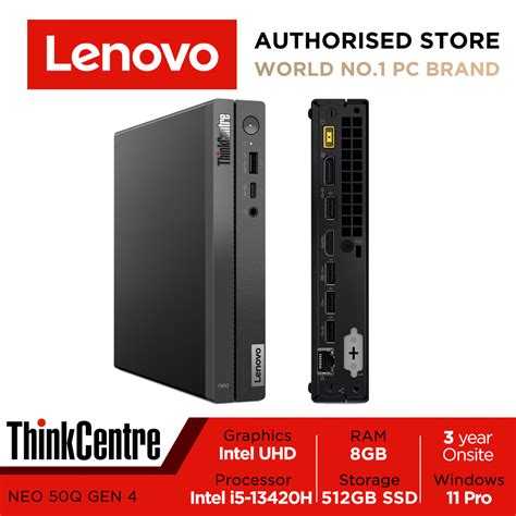 Lenovo ThinkCentre Neo 50q Gen 4 12LN005CSG Intel I5 13420H 8GB