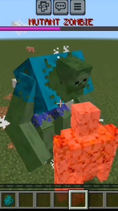 3 Iron Golems Vs Mutant Zombie Minecraft Youtube