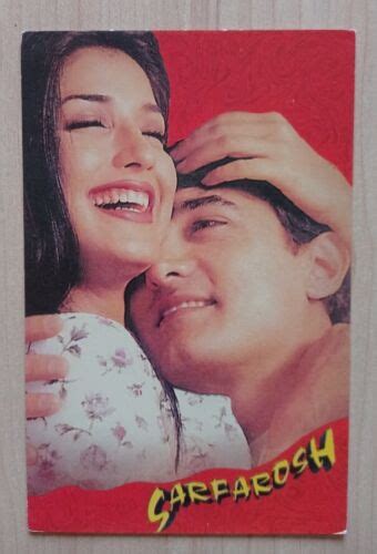 Sonali Bendre Aamir Khan Bollywood Rare Postcard Post Card Ebay