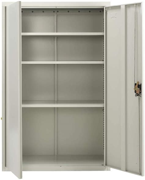 Mmt Furniture Designs Grey Stainless Steel Cupboard Door Lockable