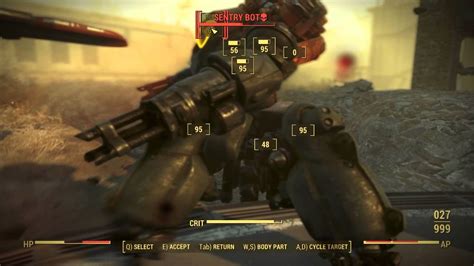 Fallout 4 Brutal Sentry Bot Attack Youtube