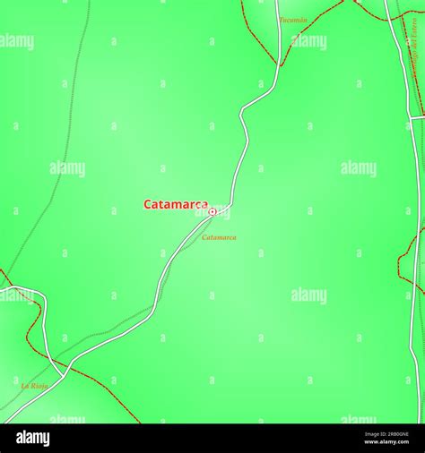 Map of Catamarca City in Argentina Stock Photo - Alamy