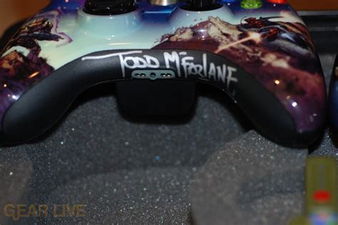 Xbox 360 Halo 3 Controller Signed by Todd McFarlane - Halo 3 Xbox 360 ...