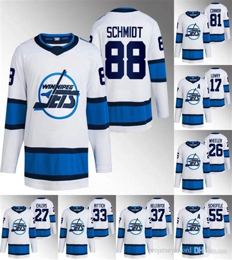 Winnipeg Jets 2022 Reverse Retro Jersey Blake Nikolaj Rittich