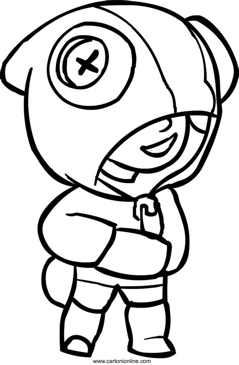 Leon Brawl Stars Para Colorear