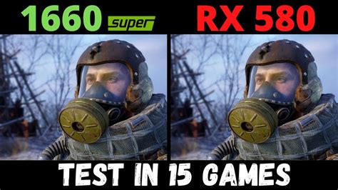 GTX 1660 SUPER VS RX 580 YouTube