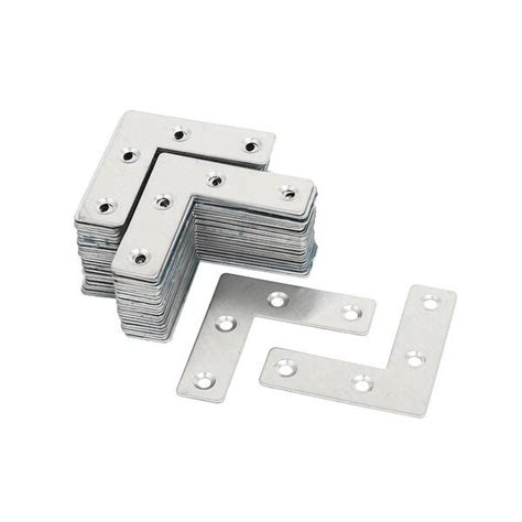 50mm X 50mm Angle Bracket Corner Brace Flat L Shape Repair Plates