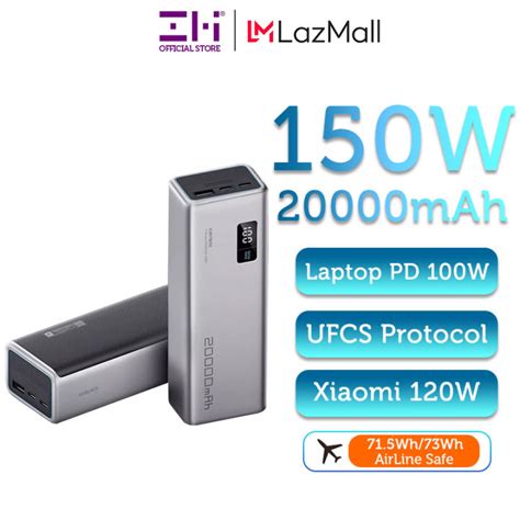 ZMI CUKTECH PB200P No 15 P Series 20000mAh 150W Power Bank Xiaomi