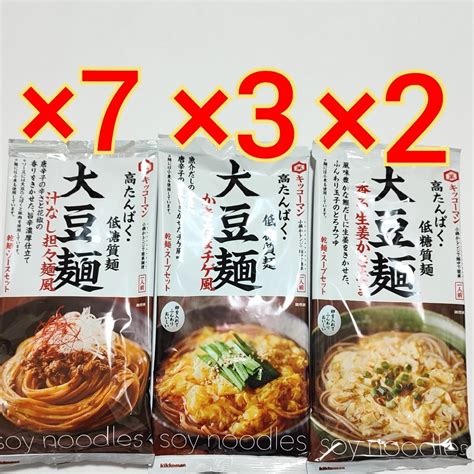 Yahooオークション 12袋 キッコーマン 大豆麺 かきたまチゲ 汁なし