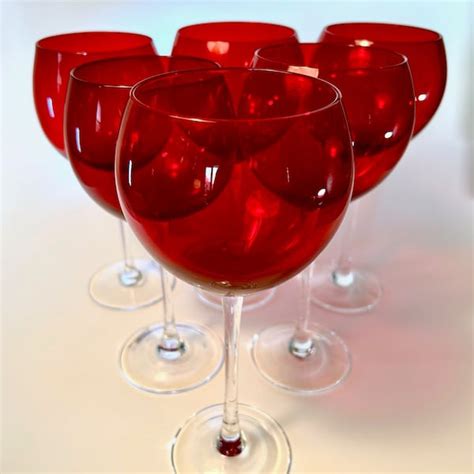 Large Wine Glasses Etsy