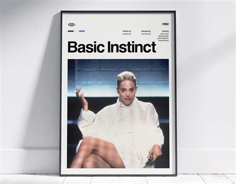 Basic Instinct Movie Poster, Basic Instinct Wall Decor, Basic Instinct ...