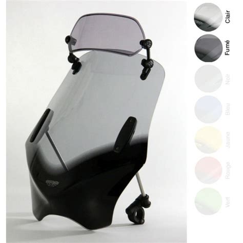 Pare Brise MRA V Flow Naked Bikes VFXSC Fumé avec Spoiler pas cher