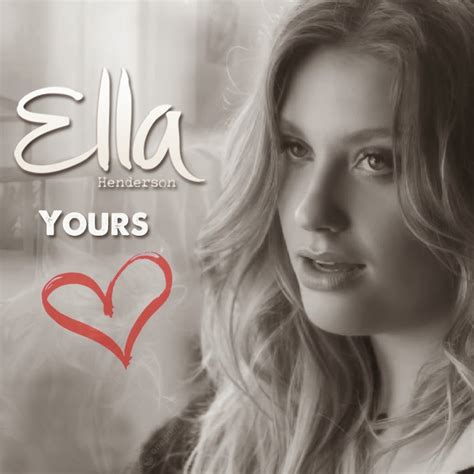 Rong's Blog: Ella Henderson sings her relationship in "Yours" - Today's ...