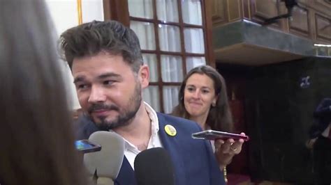 Rufián tilda de dramático el debate de este lunes