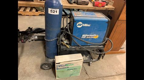 Miller Millermatic Mig Welder W Argon Gas Bottle And Aluminium