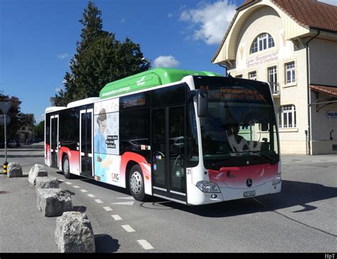 BGU Mercedes Citaro Nr 21 SO 54813 Unterwegs In Grenchen Am 20 09