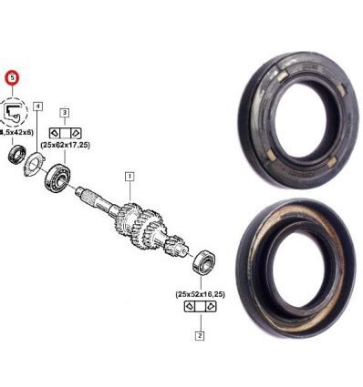 Spy Gearbox Seal Renault Nissan X X Origine Pi Ces Auto