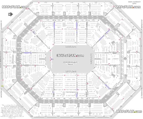 How to read the Footprint Center seating chart 9