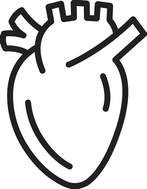 Heart icon vector image. 23934374 Vector Art at Vecteezy