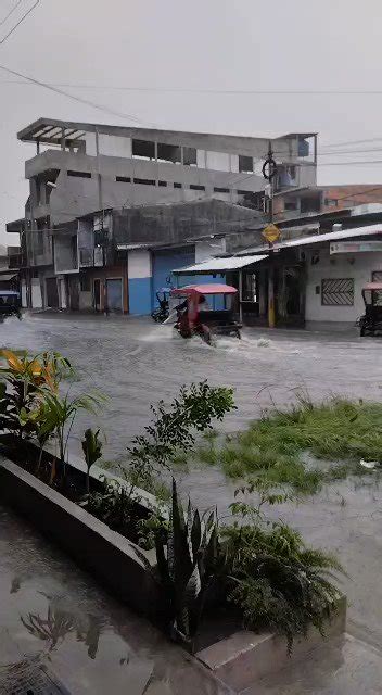 Senamhi On Twitter Video Foto Loreto Lluvia Afect El Tr Nsito En