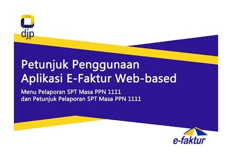 PDF E Faktur Pajak Semua Hal Tentang E Faktur Pajak Menu Ini