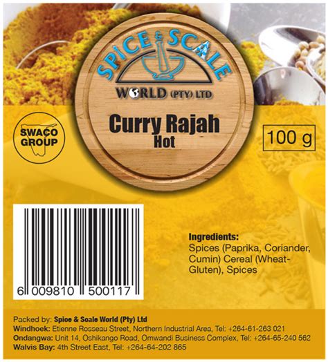 Hot Curry Rajah Hot SWACO Group