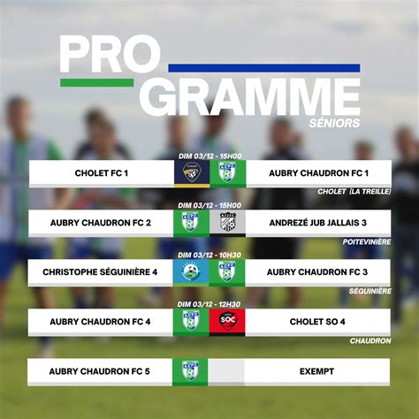 Actualit Le Programme Du Week End Avec Des Matchs Club Football