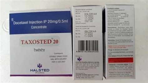 Docetaxel IP 20mg 0 5ml Concentrate Injection At Rs 2100 Vial Sardar