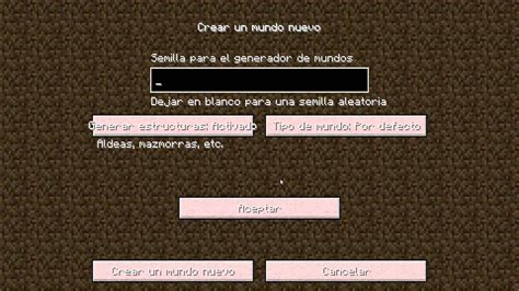 Como Crear Un Mundo En Minecraft YouTube