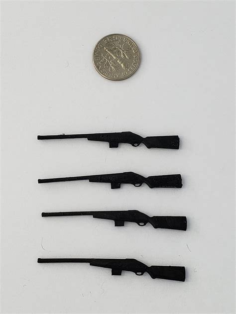 Bolt Action Rifle Mini Figurine 3d Printed Etsy