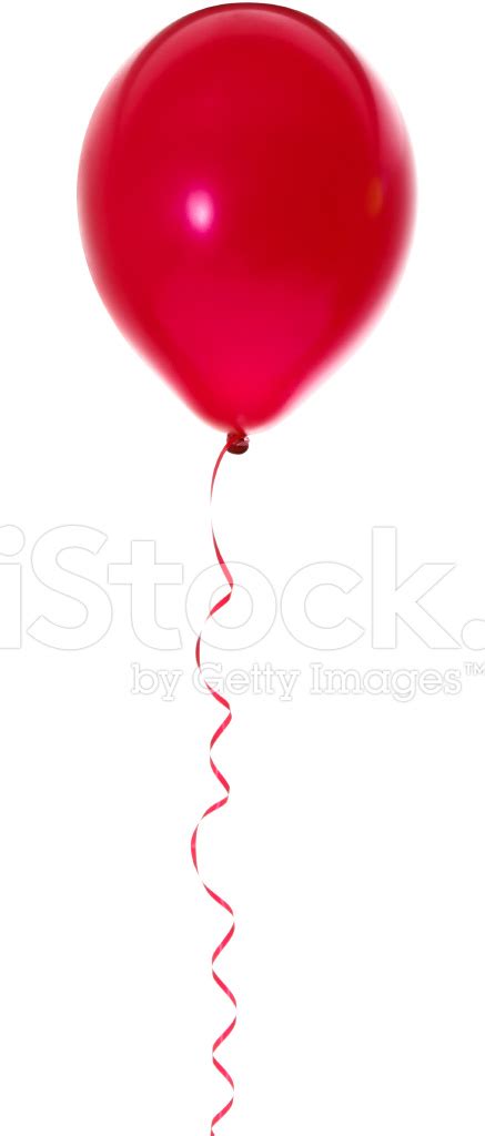 Red Ballon And Ribbon Stock Photo Royalty Free Freeimages