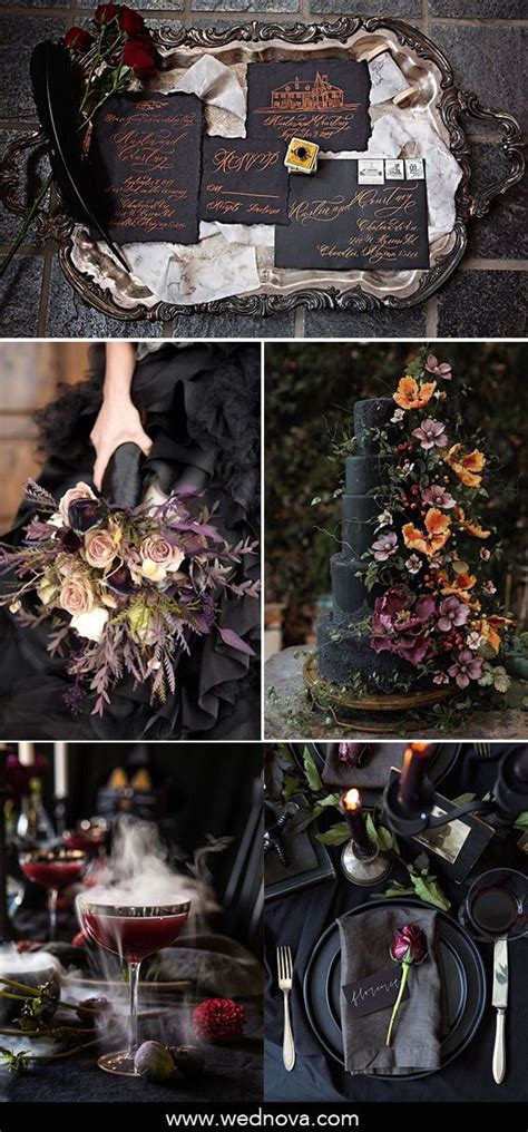 Dark Wedding Theme Black Wedding Themes Witch Wedding Viking Wedding