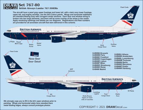 British Airways Landor Ers Draw Decal