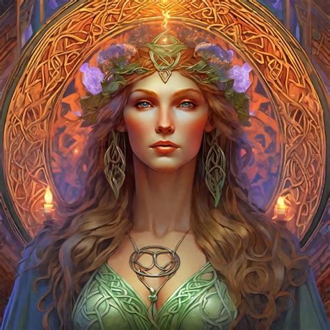 Brigid Goddess Of The Celtic Hearth Goddess Of Healing As Well As Healing And Wellness Magic 8k